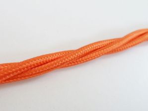 Orange vintage style electric cable